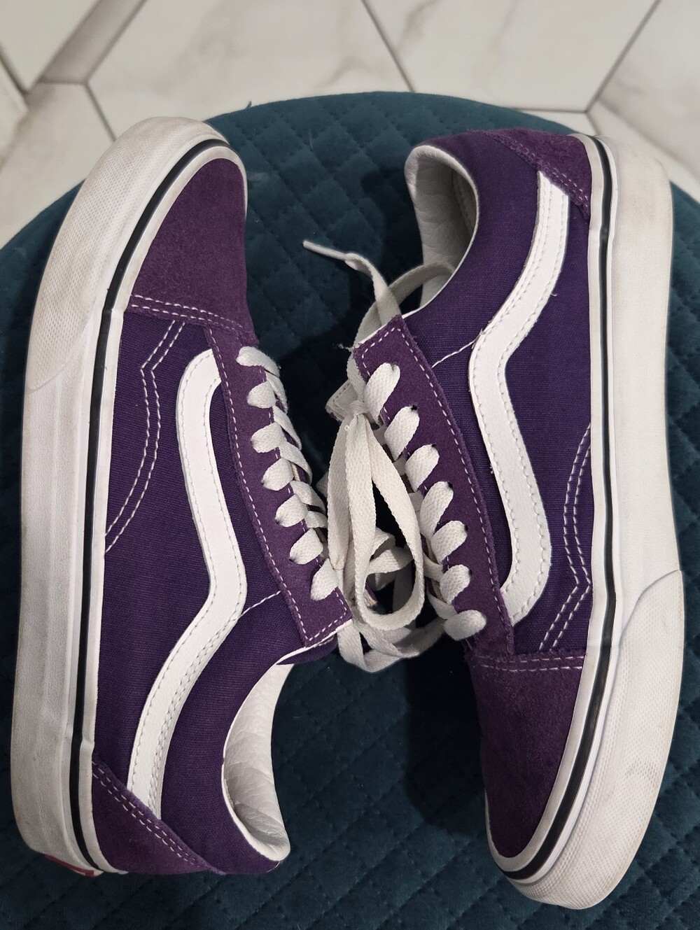 M5.5/W7 Purple Suede Vans